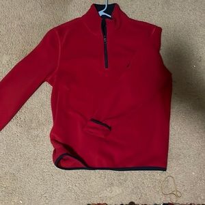 Red nautica sweater